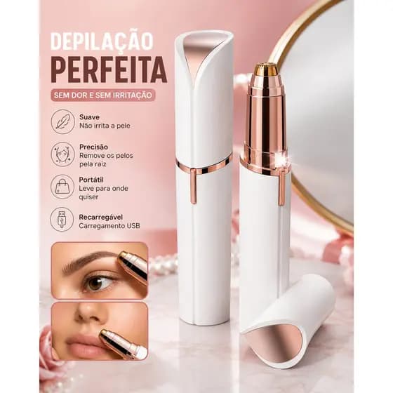 Caneta Aparadora De Pelos Facial Sobrancelha E Buço