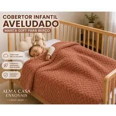 COBERTOR BEBE INFANTIL MANTA SOFT TOUCH BERÇO PREMIUM
