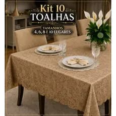 Kit 10 Toalhas Jacquard Tecido Premium Festas Casamentos Aniversários Luxuosa
