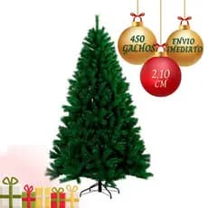 Árvore de Natal Pinheiro Tradicional 210M com 450 Galhos Promoção Resistente