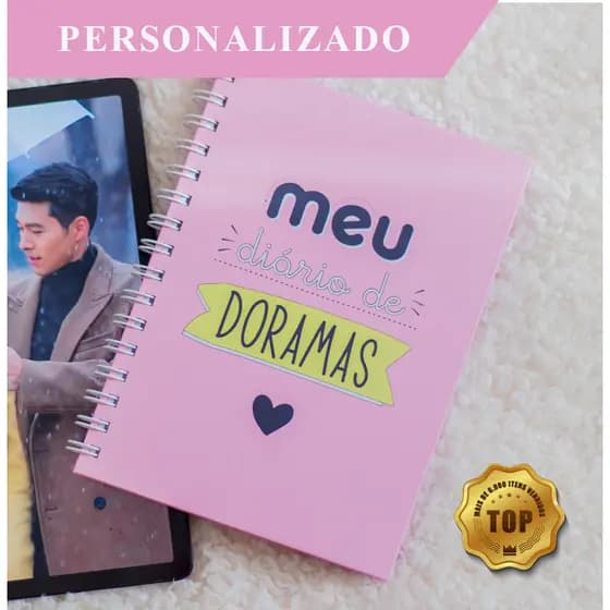Diário de Doramas - Personalizado com nome