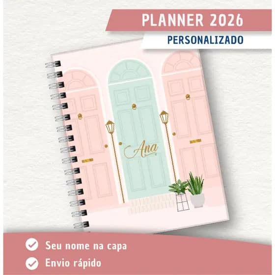 Planner 2026 - Personalizado - Living
