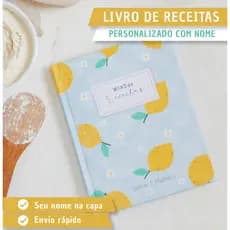 Livro de receitas - Presente dia das mães - Com nome