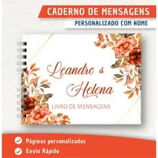 Caderno de mensagens - Livro de assinaturas