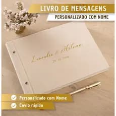 Livro de recados para casamento - Personalizado