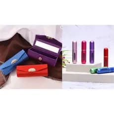 Kit Mini Frascos Porta Perfume Recarregável 5ml Portátil Frasco Frasquinho Amostra Perfumes Viagem Férias Passeio