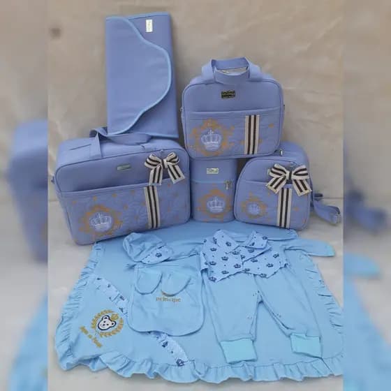 BOLSAS DE BEBE 6PEÇAS/FTA (PERSONALIZADAS)