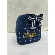 Mochila de bebê media luxo (PERSONALIZADA) saída maternidade menino/menina mamãe infantil.