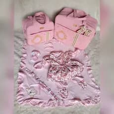 kit bolsas 2pçs + saída maternidade personalizado