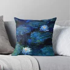 Capa de Almofada Claude Monet pintura famosa varias estampas