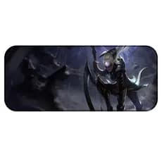 Mouse Pad Gigante Diana 70 x 30 Borda Costurada League of Legends LOL Várias Skins