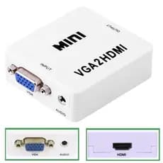 Adaptador Conversor De Vga Para Hdmi - Com Som Áudio