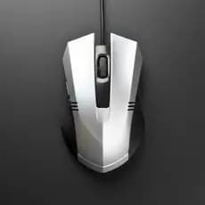 Mouse Com Fio Combo USB Resistente Scroll Roda Rolagem | 400 DPI Windows XP/NT