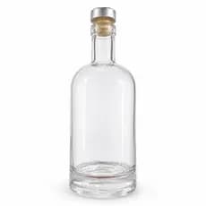 Garrafa de Vidro 650ml Tampa Inclusa Licor Cachaça Whisky Bebida Artesanal Envase Decoração