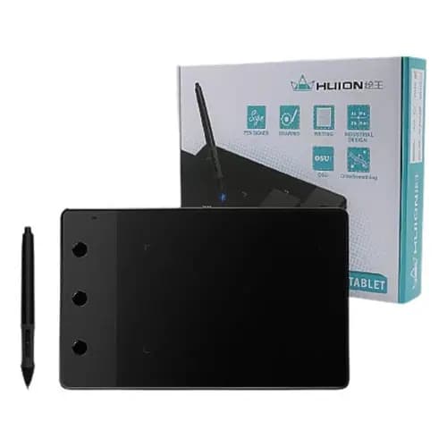 Mesa Digitalizadora Huion 420 Inspiroy Caneta 2048 Níveis USB Envio Imediato