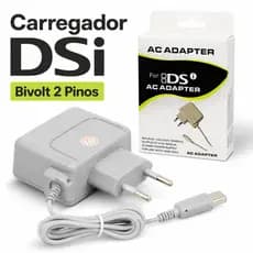 Carregador Fonte AC para Nintendo DSi NDSi 4.6V 900mA Plug Europeu