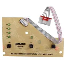 Interface Placa Lavadora Electrolux Lte12 Led Verde 64502207