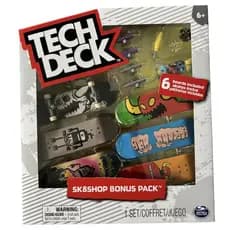 KIt Tech Deck Sk8shop Bonus Pack Skate de Dedo Fingerboards Grandes Marcas