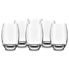 Jogo de Copos de Vidro Aruba 465ml nadir figueiredo cristal