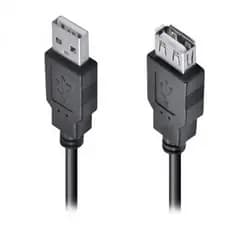 Cabo Usb Extensor 02 Metros Extensão Macho x Macho Femea X Femea 02 Metros