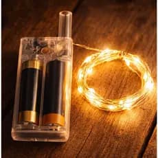 3m Fio LED Luz de Fada Pisca Pilha
