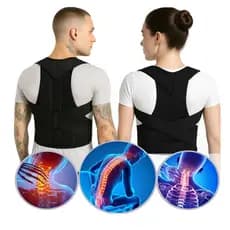 Colete Corretor Postural Coluna Lombar Forte Anatômico Ajust