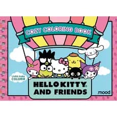 Livro de Colorir Hello Kitty 48 Desenhos para Colorir Acompanha Folha de Acetato