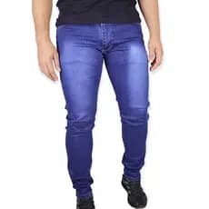 Calça Jeans Masculina Lisa com Lycra Promoção