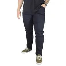 Calça Preta Plus Size Masculina Jeans com Elastano Jeans Premium