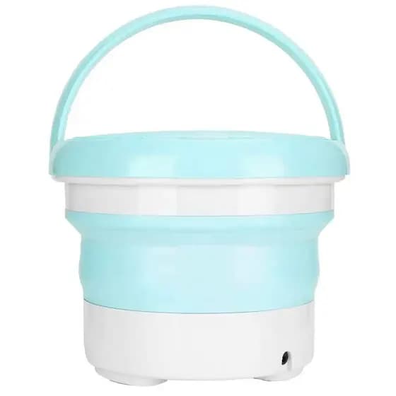 Mini Maquina Retratil Lavar Roupa 7 Litros Balde Retratil Dobravel Meia Lenço Naninha Portatil Roupinha Bebe
