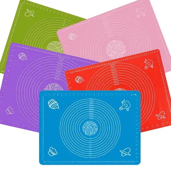 Tapete Silicone Culinario Antiaderente Abre Massas Bolo Pizza Salgados Pao Cozinha Restautante Casa