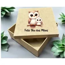 CAIXA MDF PERSONALIZADA DIA DAS MÃES