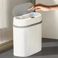 Lixeira Inteligente 12l Com Sensor, Abertura Automática