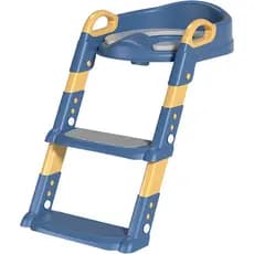 Assento Infantil Elevado Para Vaso Sanitário Almofadado Azul