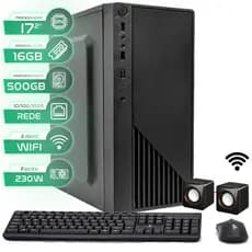 Computador Intel Core I7 Ram 16gb Hd 500GB - Teclado Mouse Som