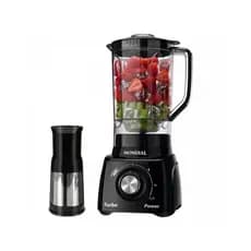 Liquidificador Mondial Turbo Power L-99 FB Preto com Filtro 3 Velocidades 550W Código 021756600Mondial 110V