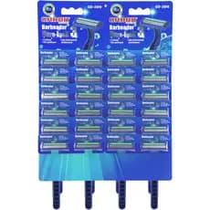 Barbeador Descartável Ultra Inox 3 Lâminas Cabo Emborrachado 24 Unidades GD 3510