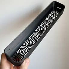 Porta Tempero Condimentos De Parede Organizador Cozinha - Preto ou Marrom Cappuccino c/ fita dupla face