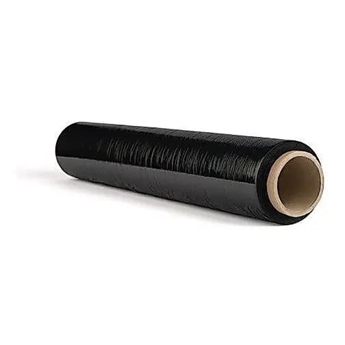 Bobina/rolo Filme Stretch 500mm X 0,025 Mic Preto 3kg