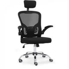 Cadeira De Escritorio Presidente Ergonomica Giratoria Preta