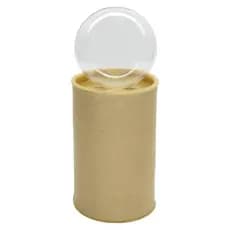 KIT Cofre Papelão Cofrinho Com Esfera 6cm Bola Acrílico 10 Unidades