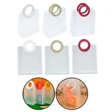 Sacola Presente PVC PLAST Luxo Alça Courino Reforçada 20x23