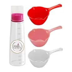 Kit Bisnaga Para Umedecer Massas Bolo + Panelinha De Confeiteiro 1,5L