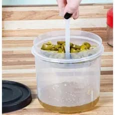 Pote Porta Conserva 1 Litro Com Separador Cores Sortidas
