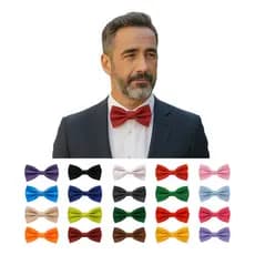 Kit 08 Gravatas Borboleta Adulto e Infantil.MP247