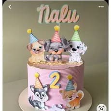topo pet, topo de bolo pet, cachorrinho