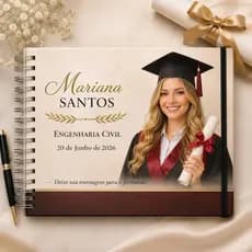Livro assinatura formatura, caderno formatura, formatura, assinatura, lembrancinha formatura, presente formatura