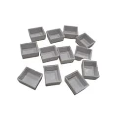 Mini Forma Aquarela Vazia Keramik Half Pan Pacote 12 Unidades