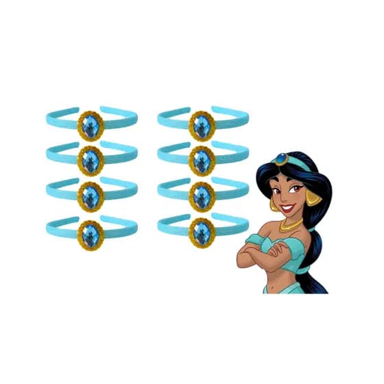 05 Tiaras Coroa Princesa Jasmine Aniversário Festas