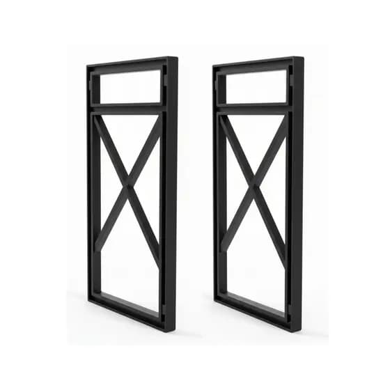 Kit 2 Peças Suporte De Prateleira Estilo Industrial  15 / 18 x36 Cor Preto